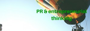 PR entrepreneurial thinking