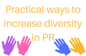 increase diversity in PR